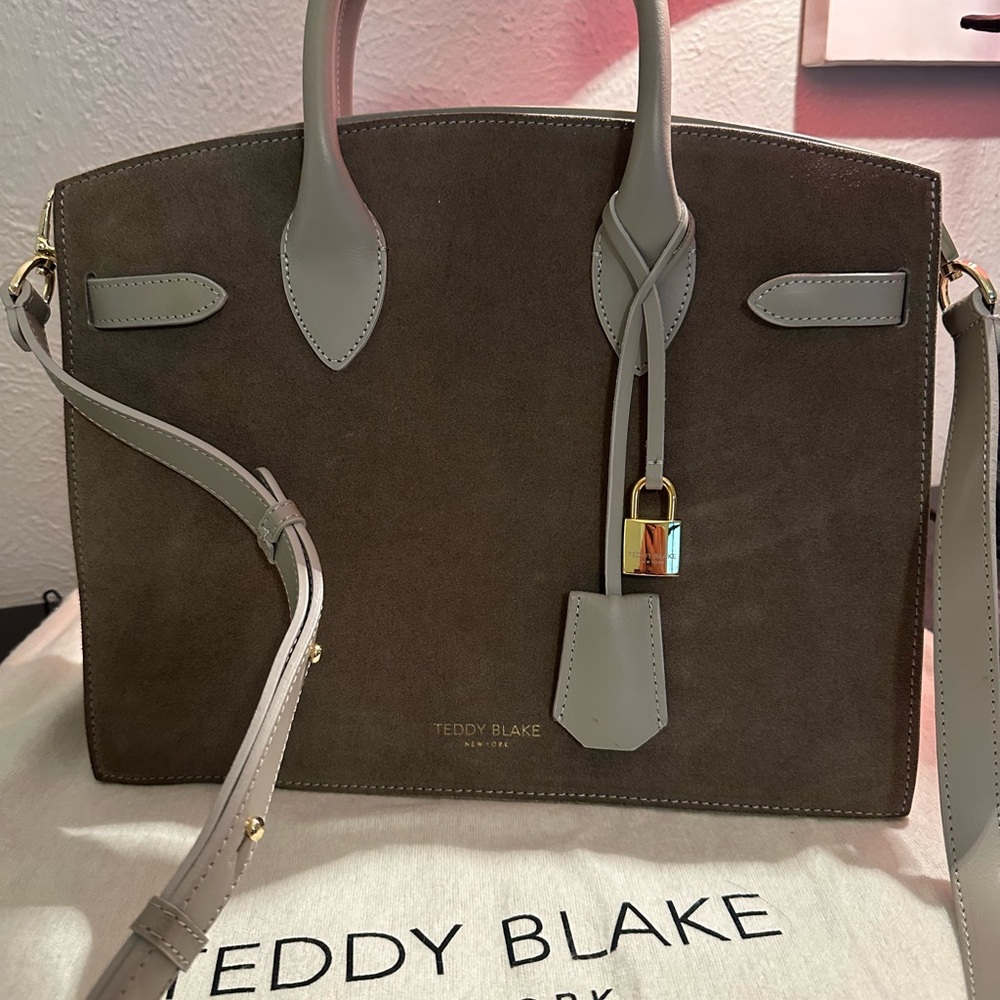 Teddy Blake Two-Toned Gray Women's Satchel 🩶